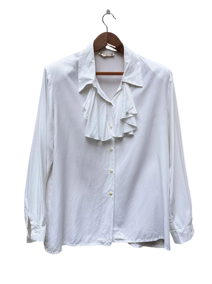 Chemise Blanche Taille 40 CoClo Custom Upcycling Femmes