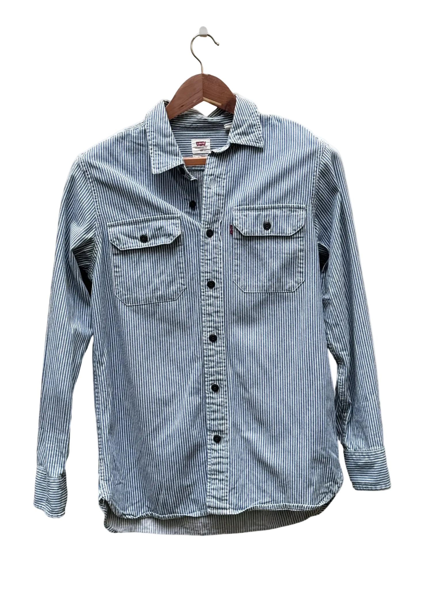 Chemise Bleu & Blanche - Taille XS Levis CoClo Seconde main femmes