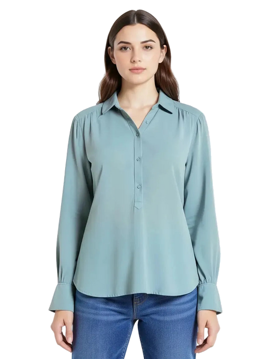 Chemise Bleu Clair Taille 3/L Bellerose Seconde main CoClo Femmes