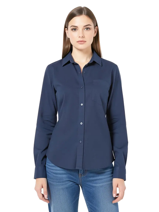 Chemise Bleu Marine Taille 1/S Bellerose Seconde main CoClo Femmes
