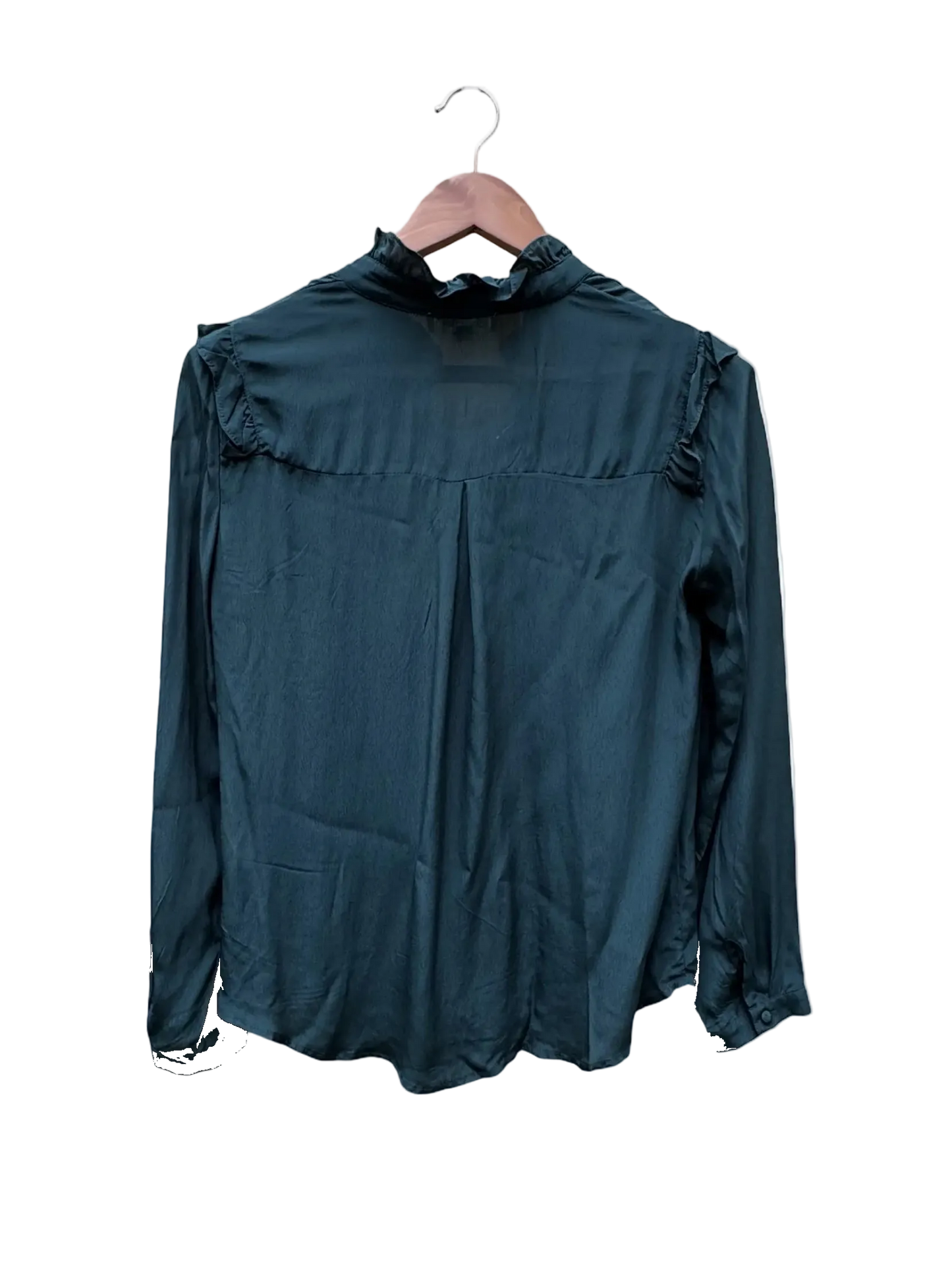 Chemise Bleu Petrole - Taille S CoClo Custom Seconde main femmes