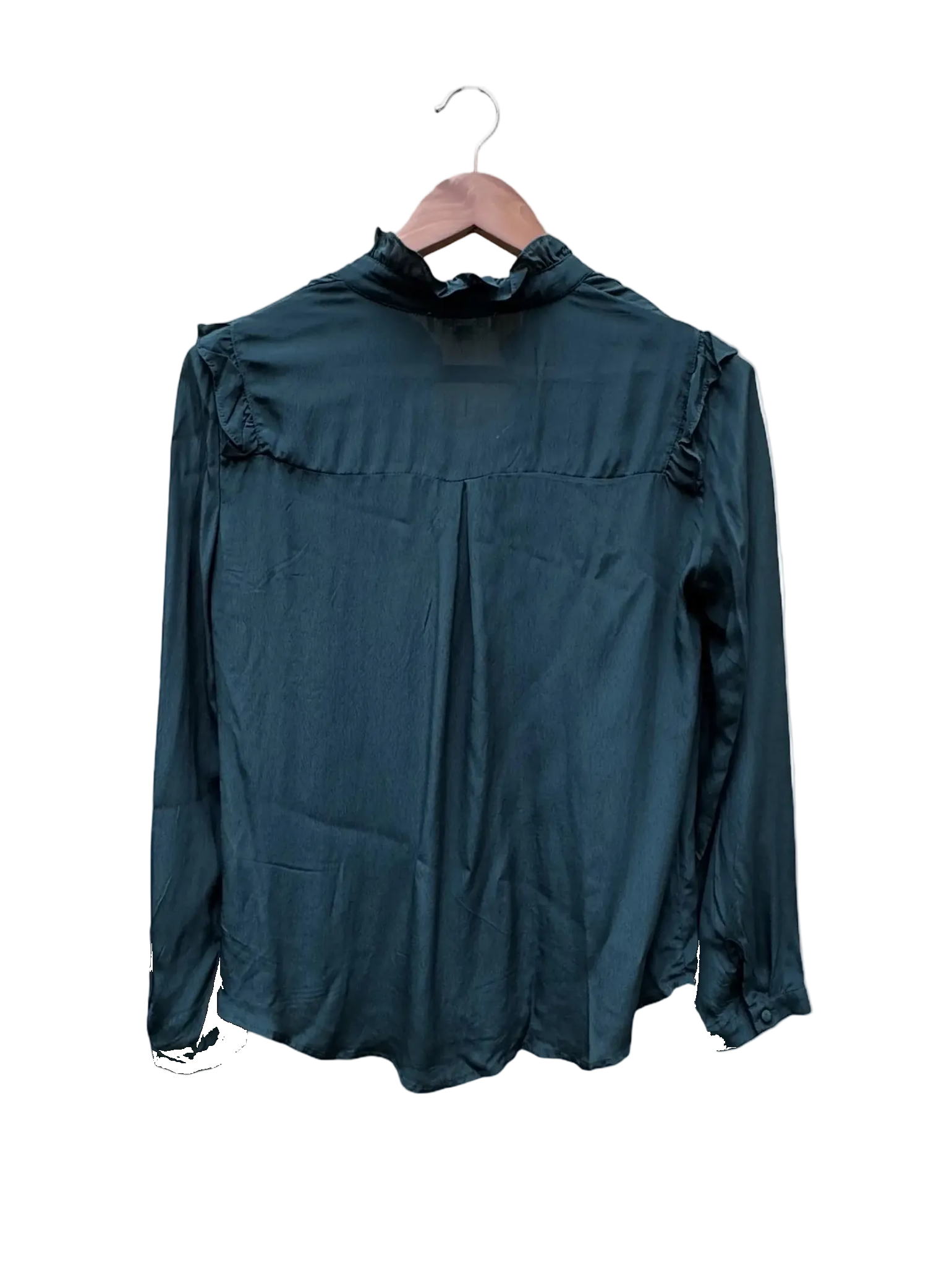 Chemise Bleu Petrole - Taille S CoClo Custom Seconde main femmes