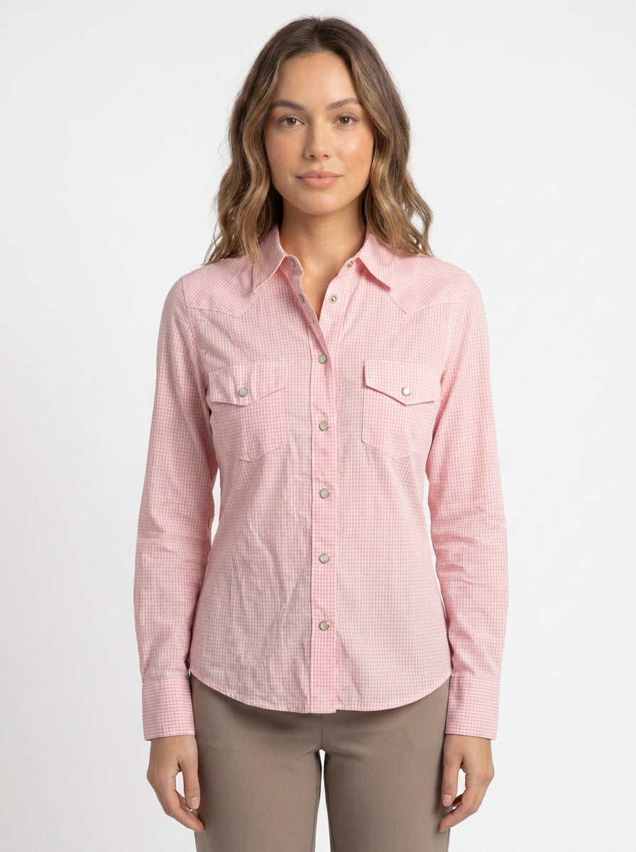 Chemise Cacharel carreaux rose taille 36 Seconde main CoClo femmes
