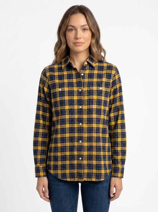 Chemise Eden park à carreaux taille 2 seconde main CoClo femmes