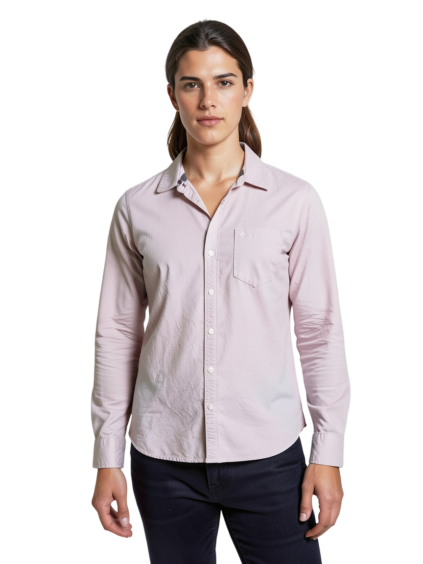 Chemise Rose Pâle Taille S Burberry Seconde main CoClo Femmes