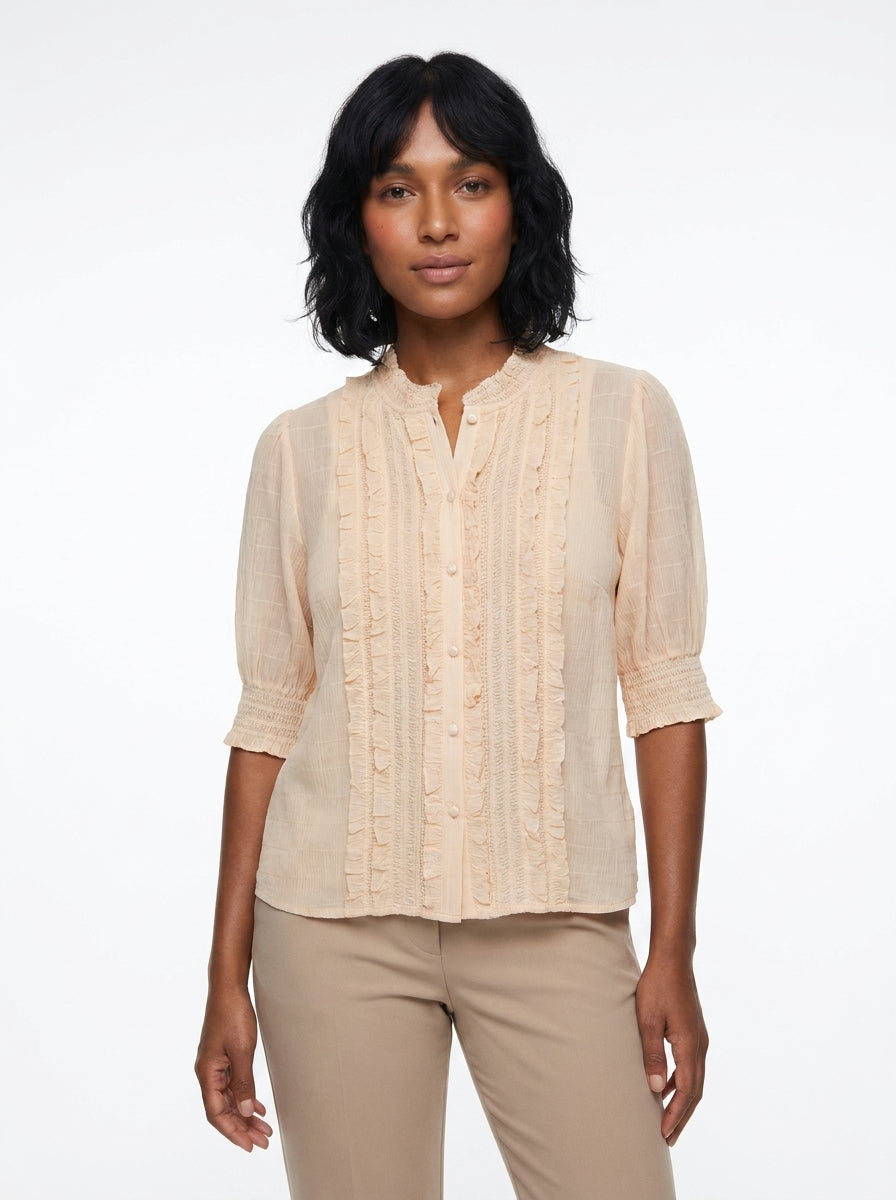 Chemise beige taille 42 Sezane Seconde main CoClo femmes