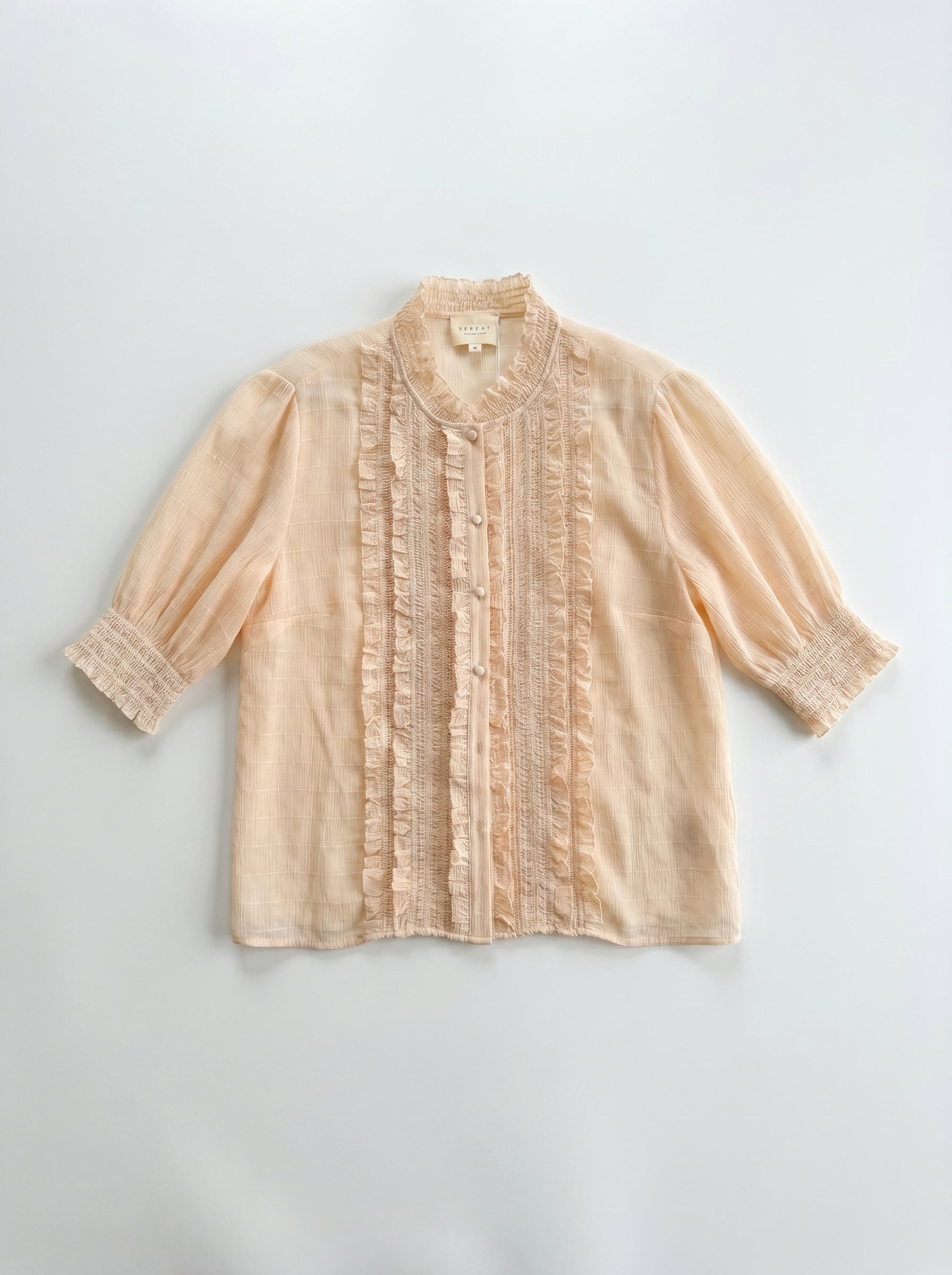 Chemise beige taille 42 Sezane Seconde main CoClo femmes