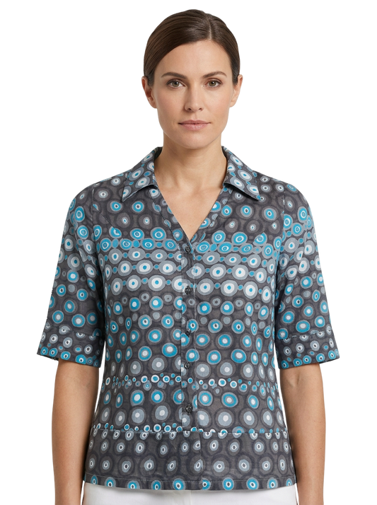 Chemise à motifs - Taille 36 CoClo Custom seconde main femmes