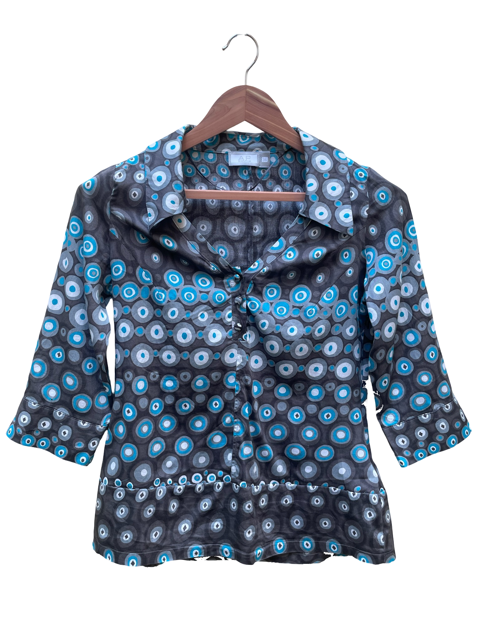 Chemise à motifs - Taille 36 CoClo Custom seconde main femmes