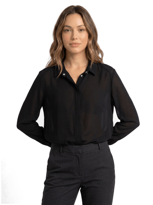 Chemise noir IKKS Seconde main CoClo Femmes