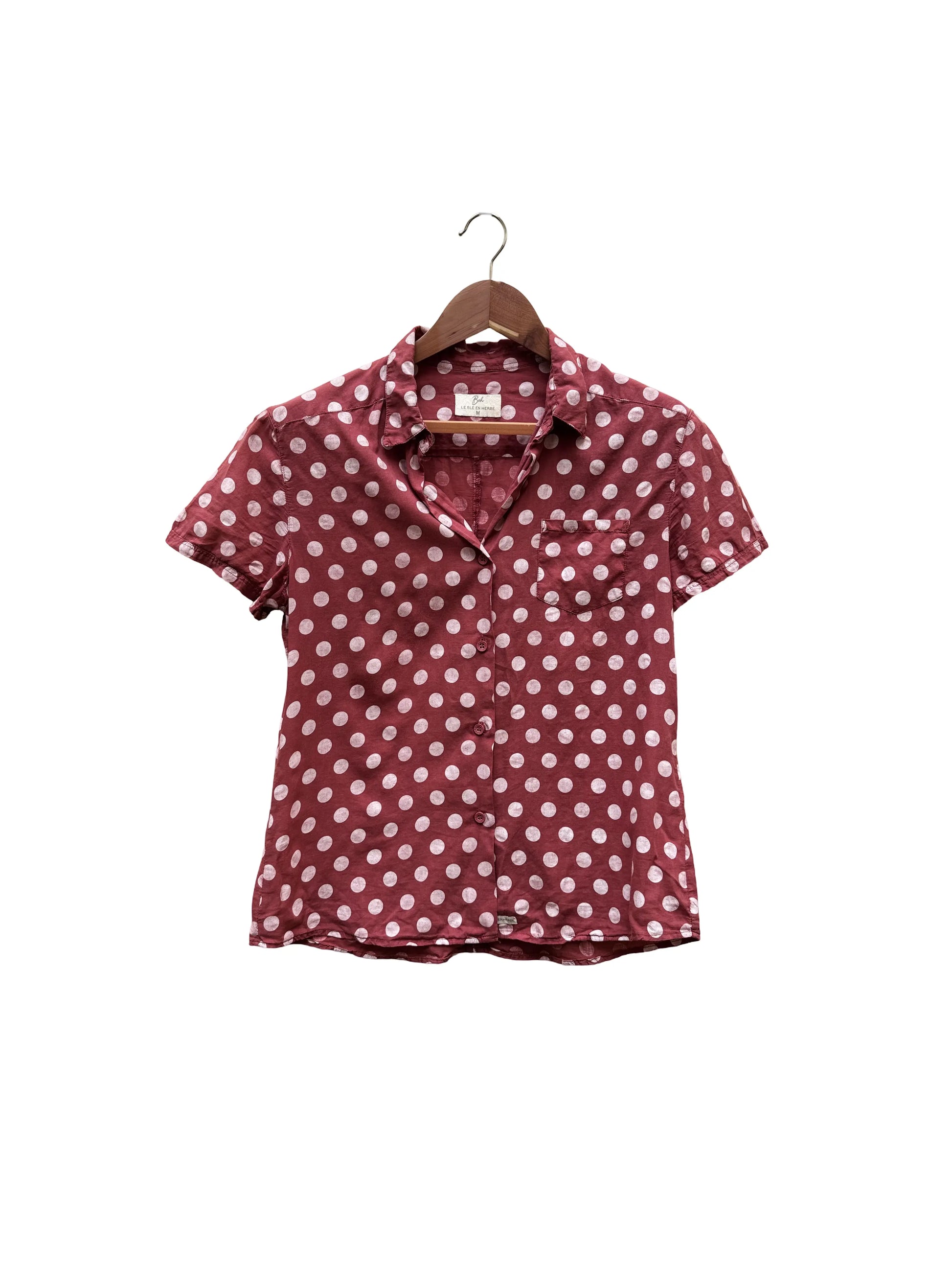 Chemise à pois Taille M seconde main femme