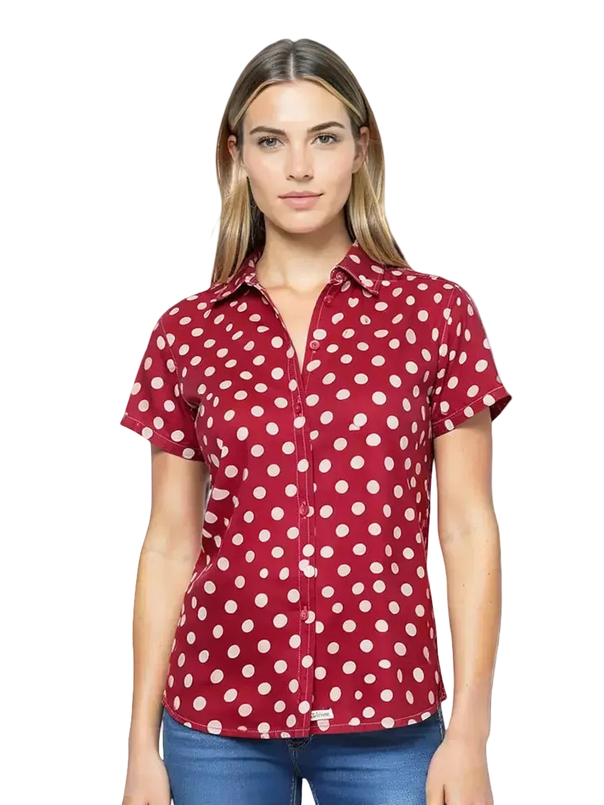 Chemise à pois Taille M Ble en Herbe CoClo Seconde main femmes