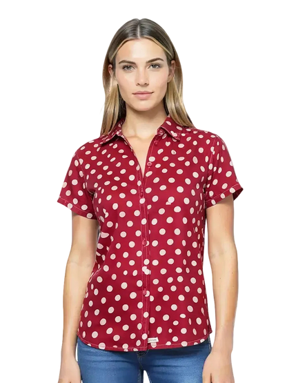 Chemise à pois Taille M Ble en Herbe CoClo Seconde main femmes