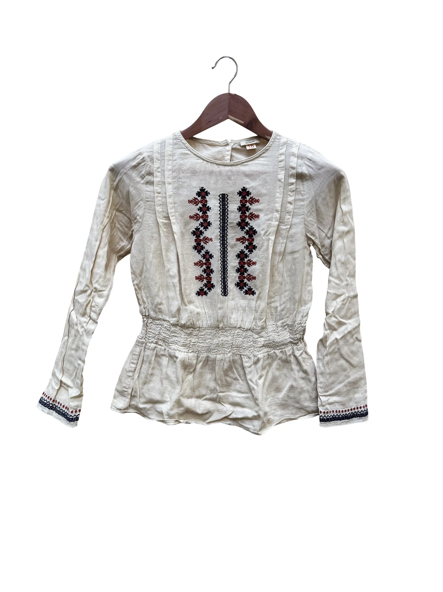 Chemisier blanc cassé Taille 16/XS seconde main femme