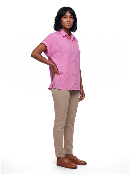 Chemisier rose Armedangels taille XS/S/M/L Seconde main CoClo femmes
