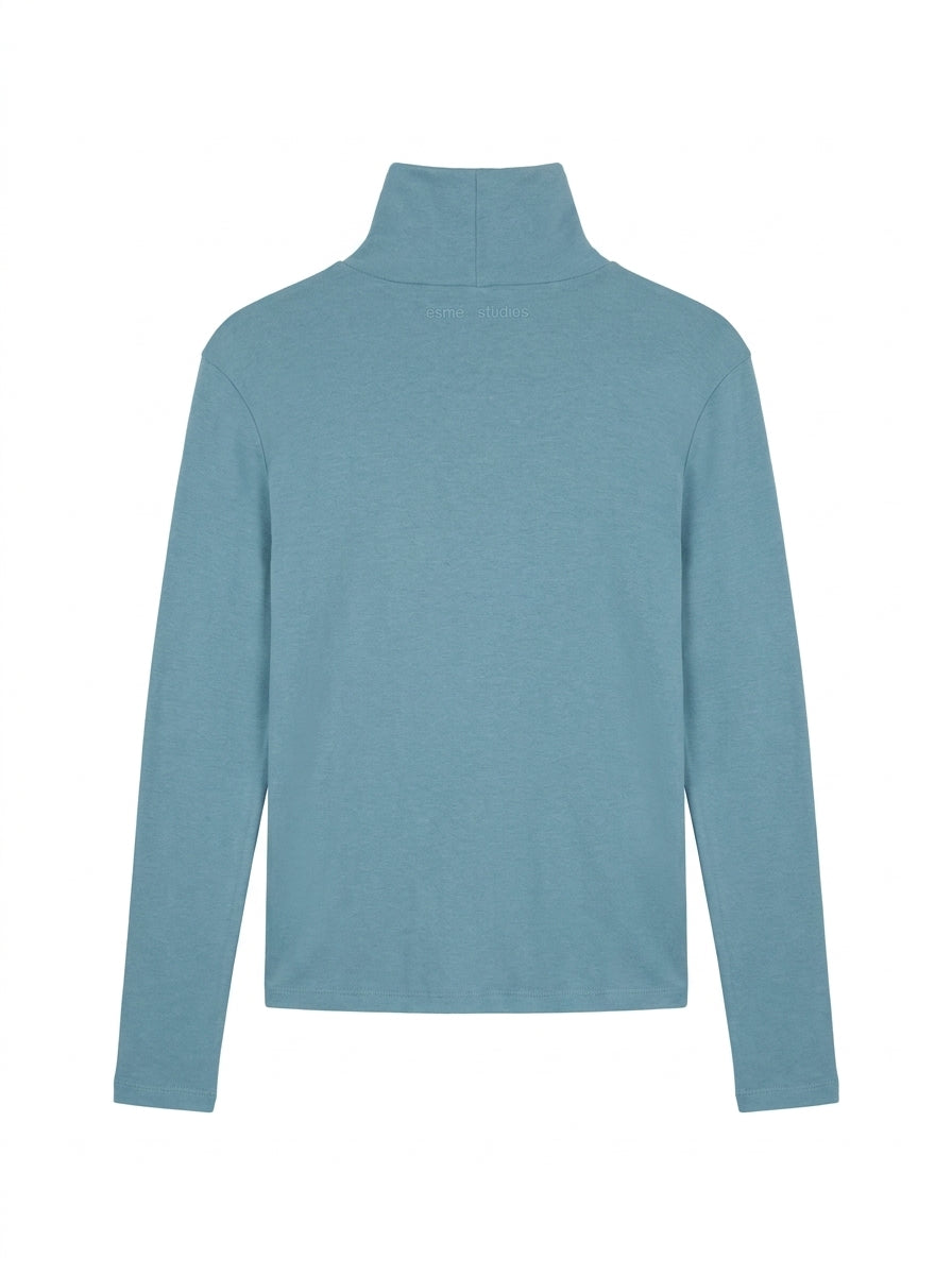Col roule Esme Studios Bleu Taille S/M/L Seconde main CoClo Femmes
