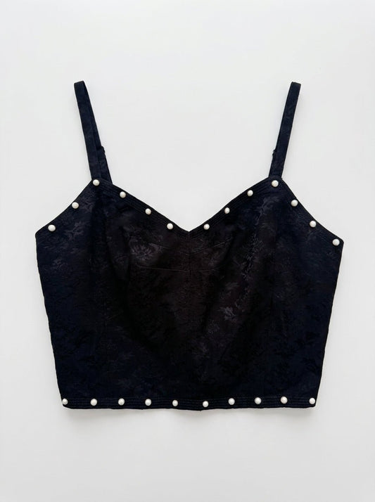 Crop top noir taille 2 Sandro Seconde main CoClo femmes
