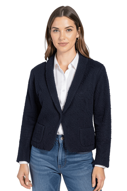 Gilet Bleu Marine - Taille 36 Scapa CoClo Seconde main femmes