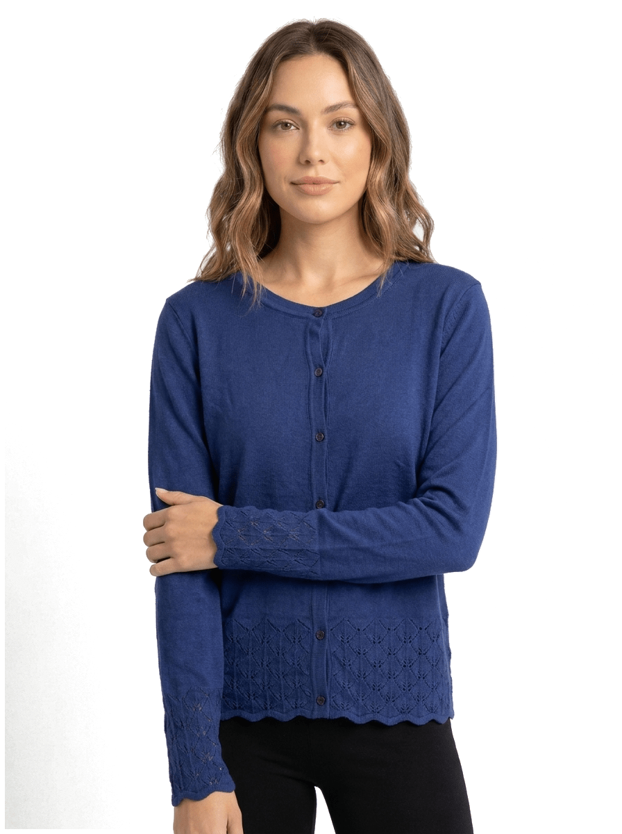 Gilet bleu taille 36 Dona Dura Seconde main CoClo Femmes