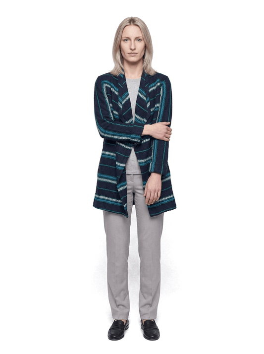 Gilet taille 38 noir et bleu Gerard Darel Seconde main CoClo Femmes