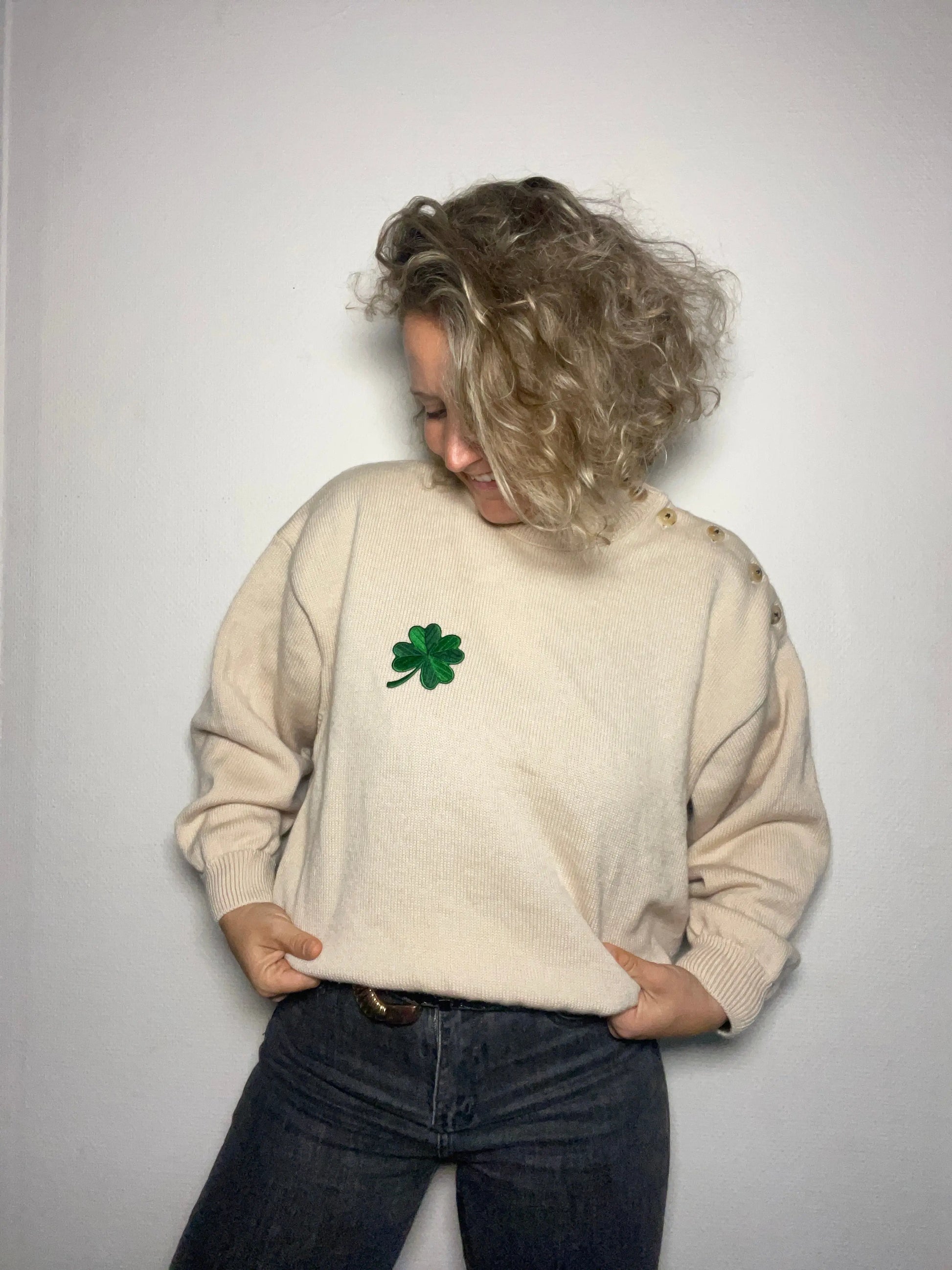 Pull beige - Taille 2/M CoClo Custom