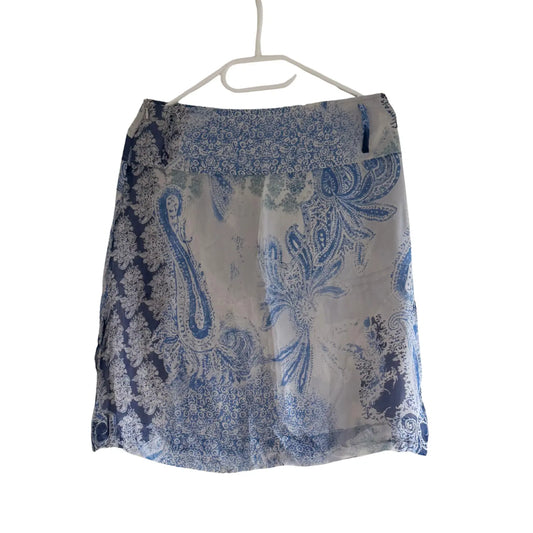 Jupe blanche/bleue - Taille 1/S Pauline B