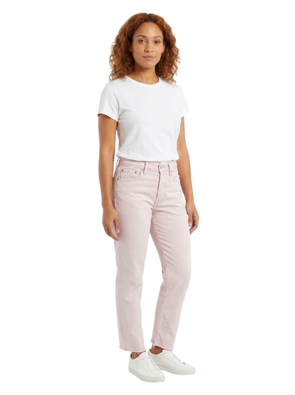 Jean_Droit_Rose_Taille_W28_L32_-_levis_Seconde_main_CoClo_Femmes
