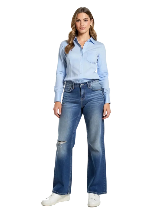 Jean Droit Taille W28/L32 Edwin Seconde main CoClo Femmes