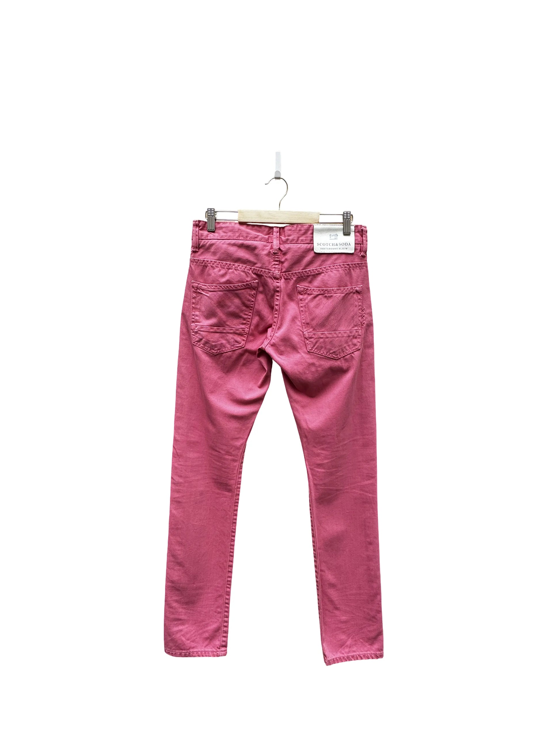 Jean Fuchsia Taille 28 seconde main femme