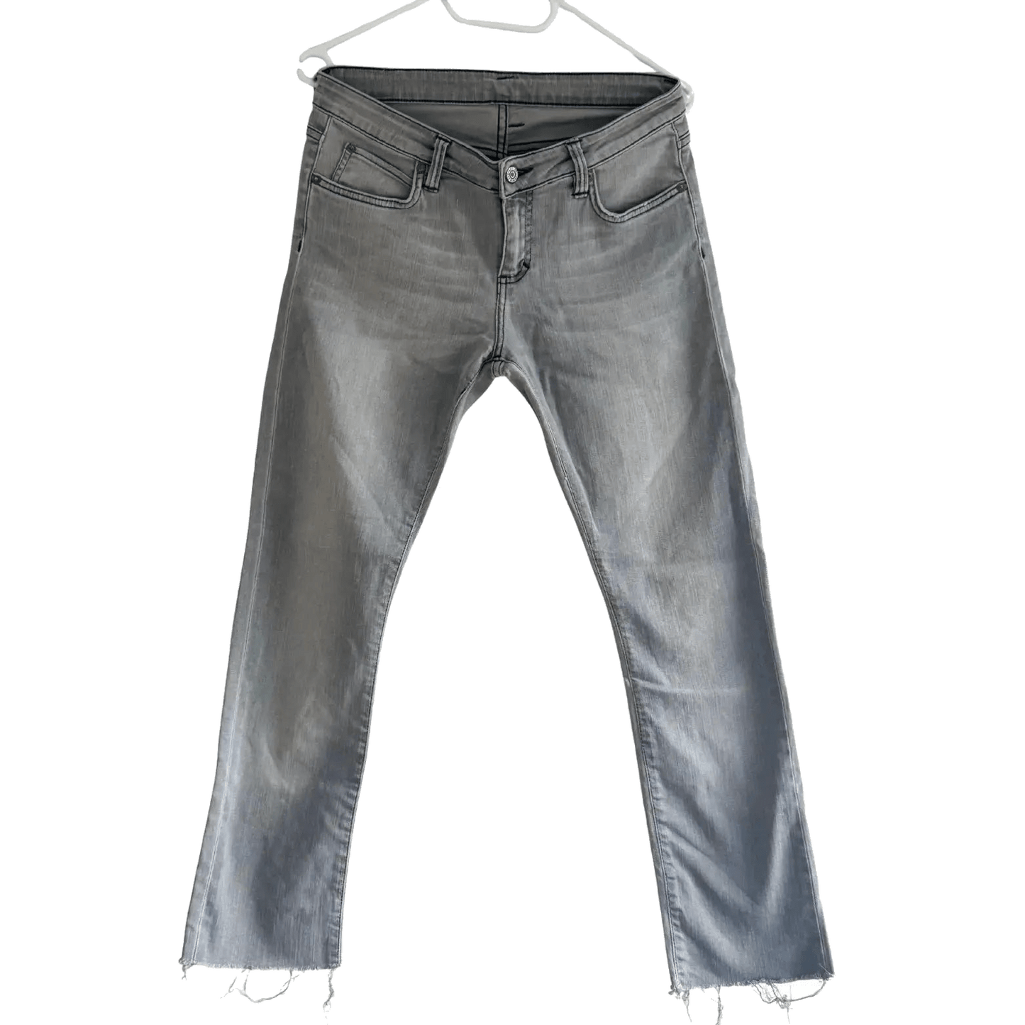 Jean Gris Droit - Taille 28 Edwin Seconde main CoClo Femmes
