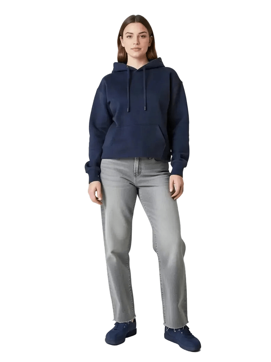 Jean Gris Droit - Taille 28 Edwin Seconde main CoClo Femmes