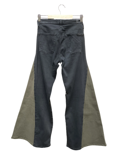 Jean_Noir_Kaki_-_Taille_28_CoClo_Custom_Seconde_main_femmes