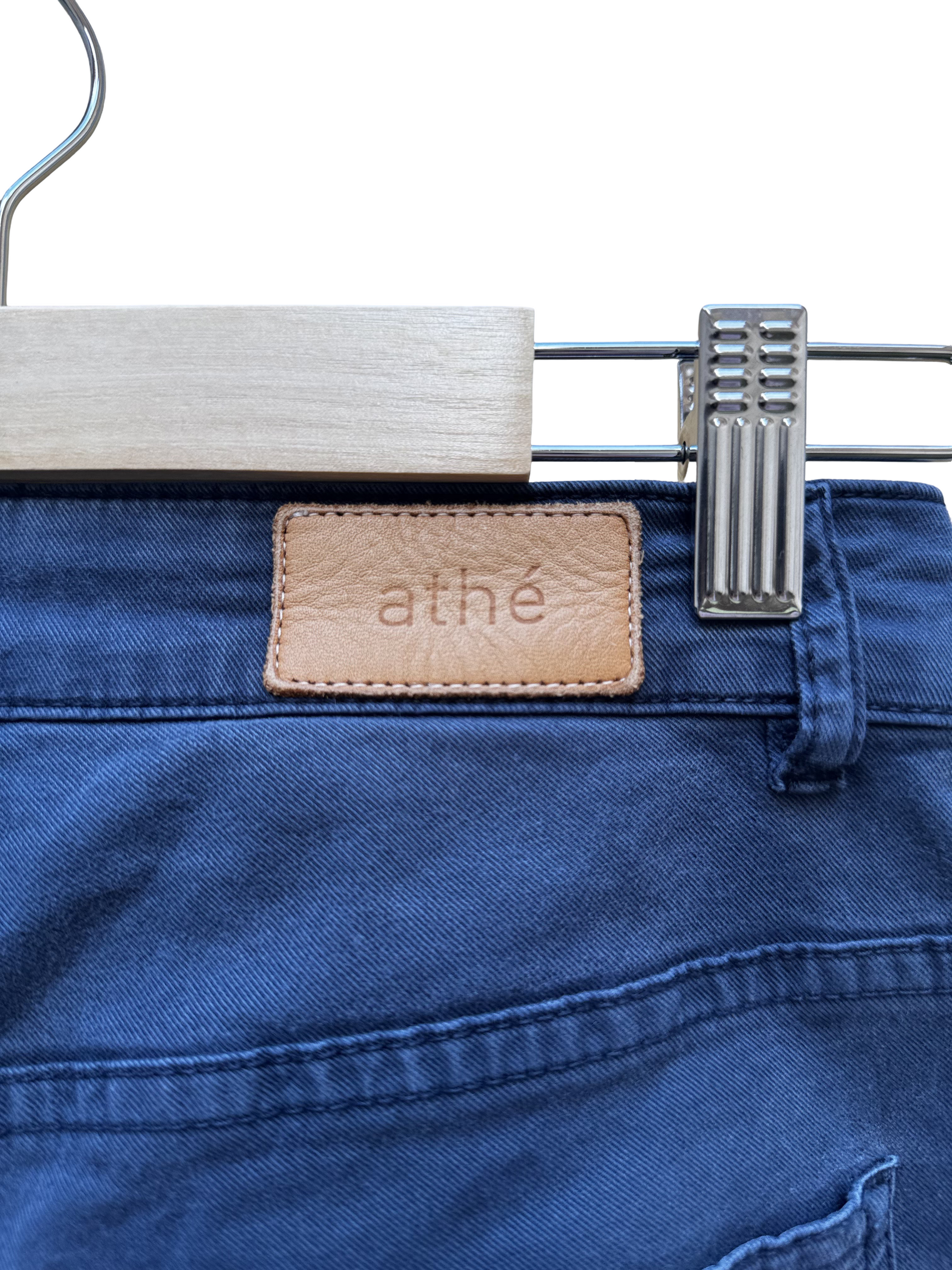 Jean Slim Bleu Marine Taille 25 seconde main femme