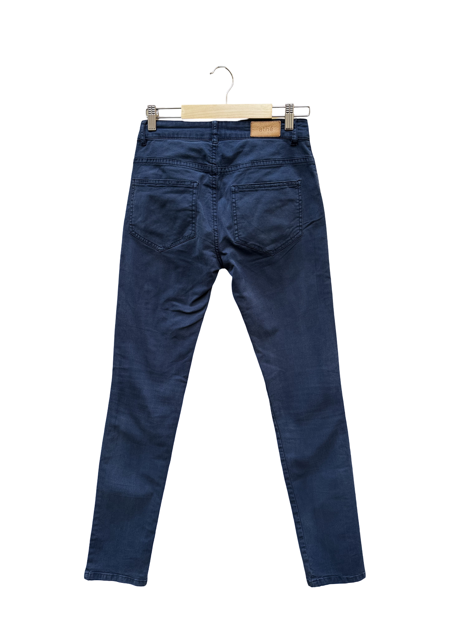 Jean Slim Bleu Marine Taille 25 seconde main femme