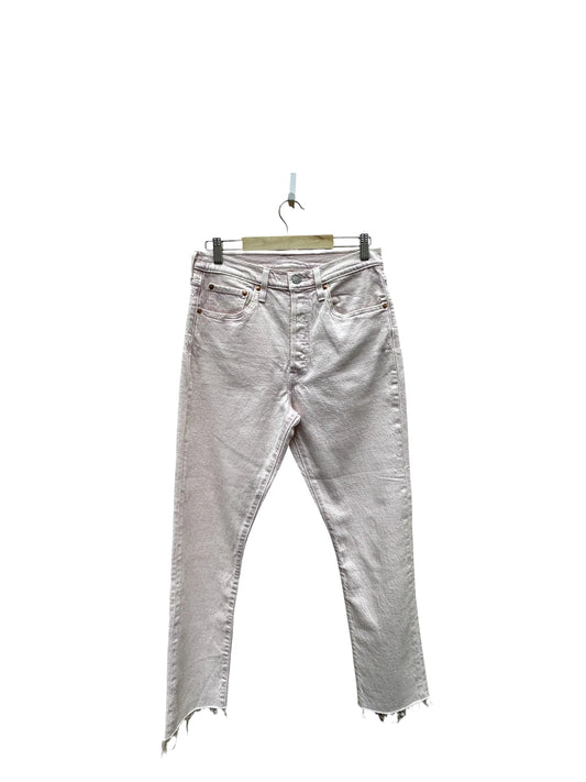 Jean droit rose Taille W28/L32 seconde main femme