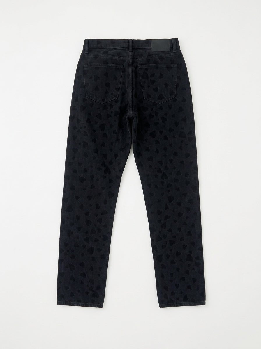 Jean noir taille 40 imprime Claudie Pierlot Seconde main CoClo femmes