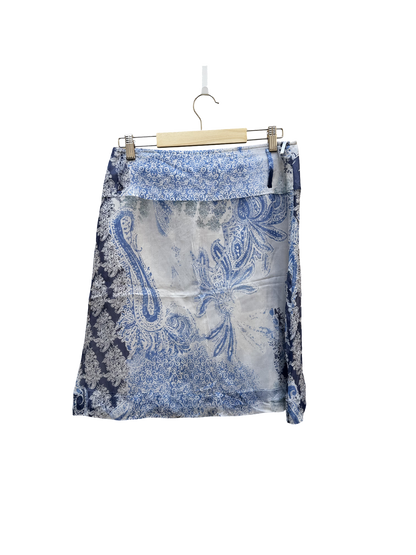 Jupe Blanche & Bleue Taille 1/S PaulineB CoClo Seconde main Femmes