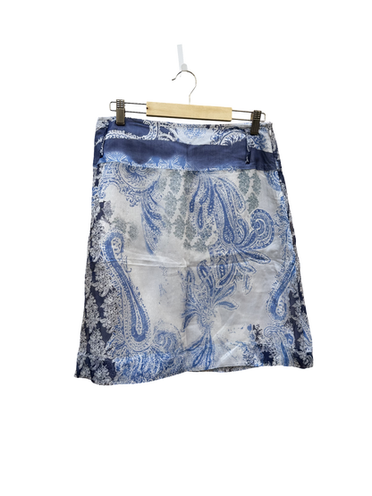 Jupe Blanche & Bleue Taille 1/S PaulineB CoClo Seconde main Femmes