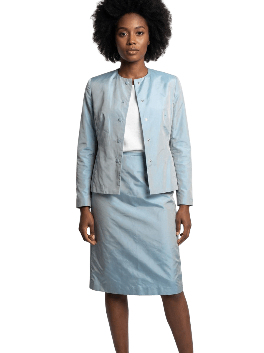 Jupe Bleu Ciel Taille 38 Max Mara Seconde main CoClo Femmes