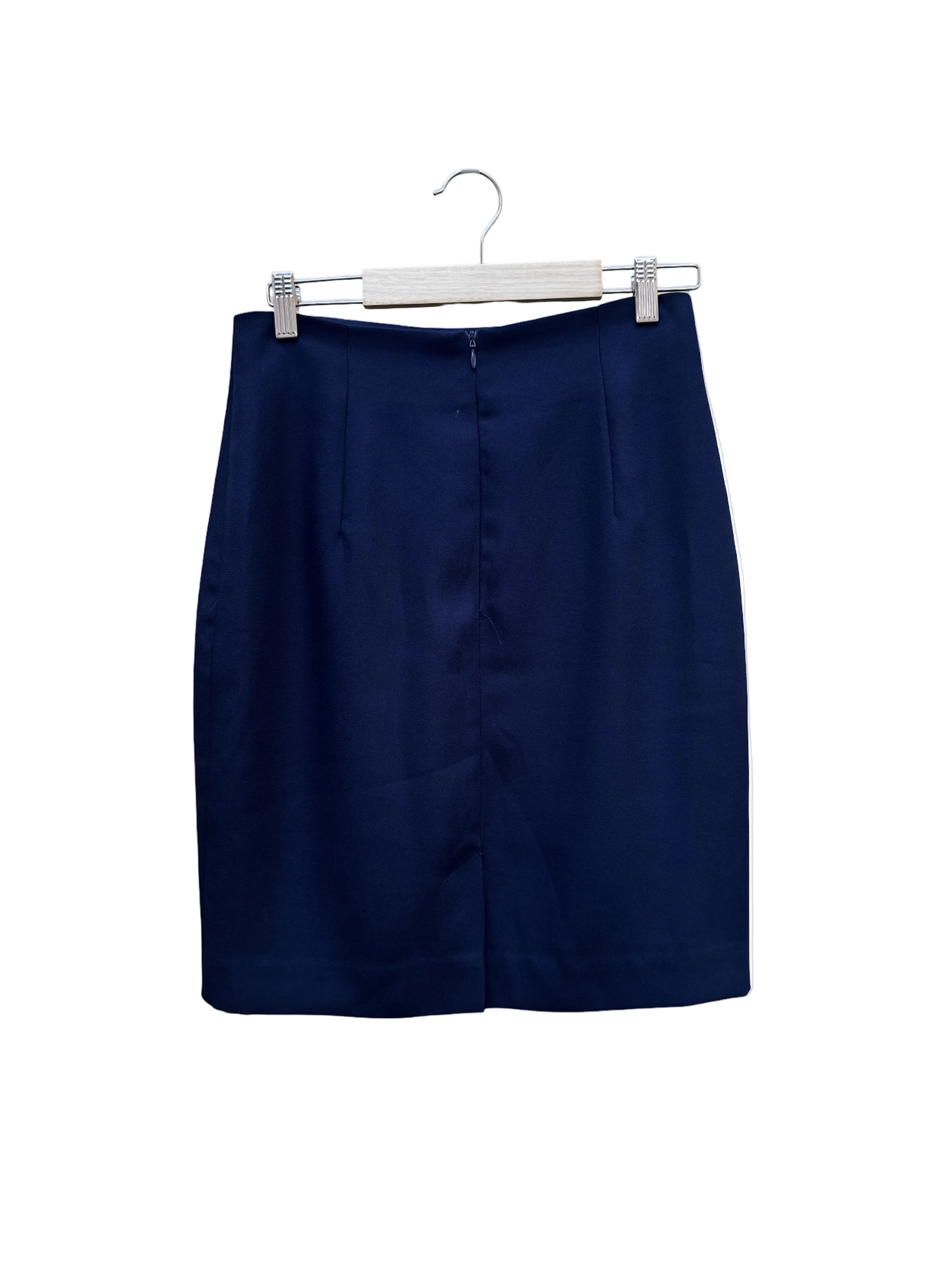 Jupe Bleu Marine Taille 2/M CoClo Custom Upcycling femmes