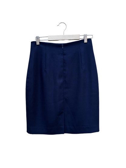 Jupe Bleu Marine Taille 2/M CoClo Custom Upcycling femmes