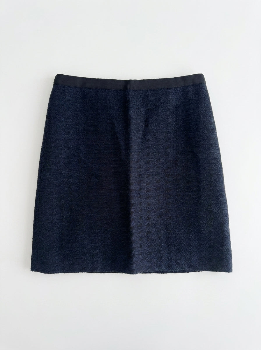 Jupe Bleu nuit Caroll taille 36 seconde main CoClo Femmes femmes
