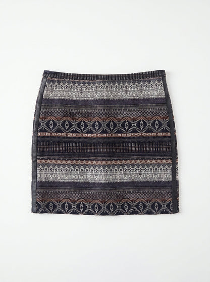 Jupe Caroll imprime Taille 38 seconde main CoClo femmes