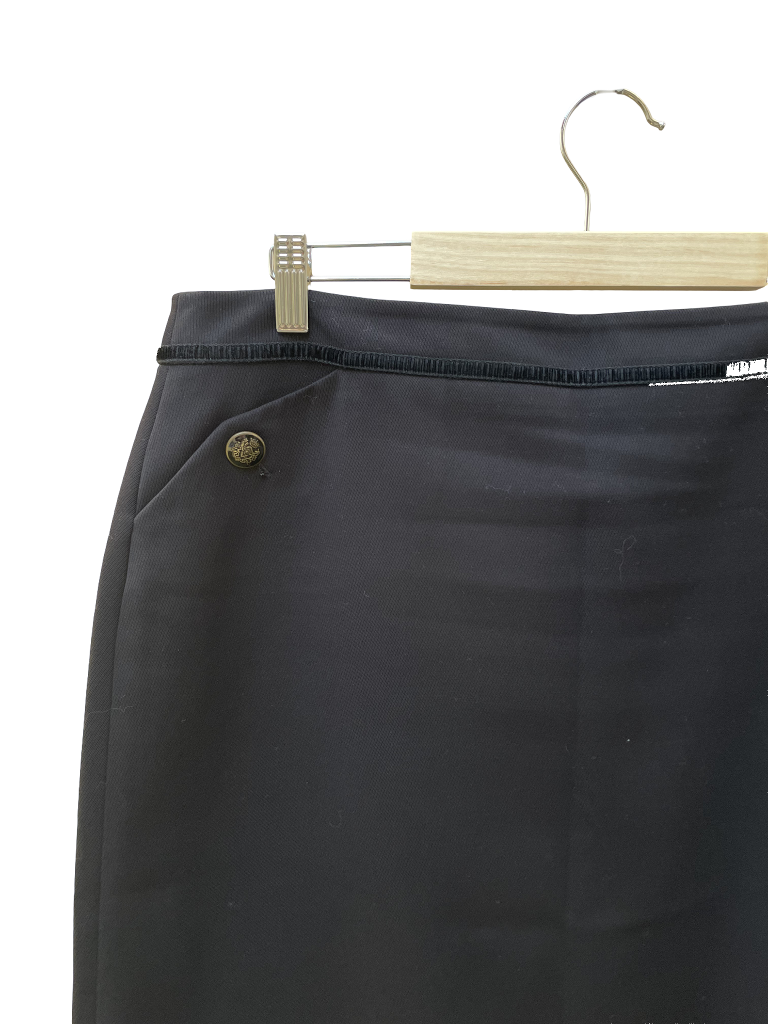 Jupe CoClo Custom - noir taille XL vue porte - seconde main femmes