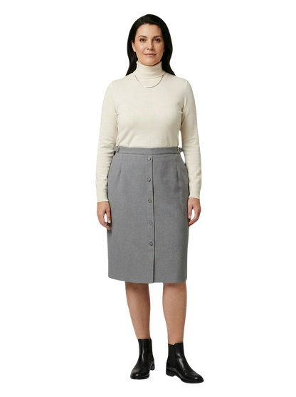 Jupe Grise - Taille XL CoClo Custom seconde main femme