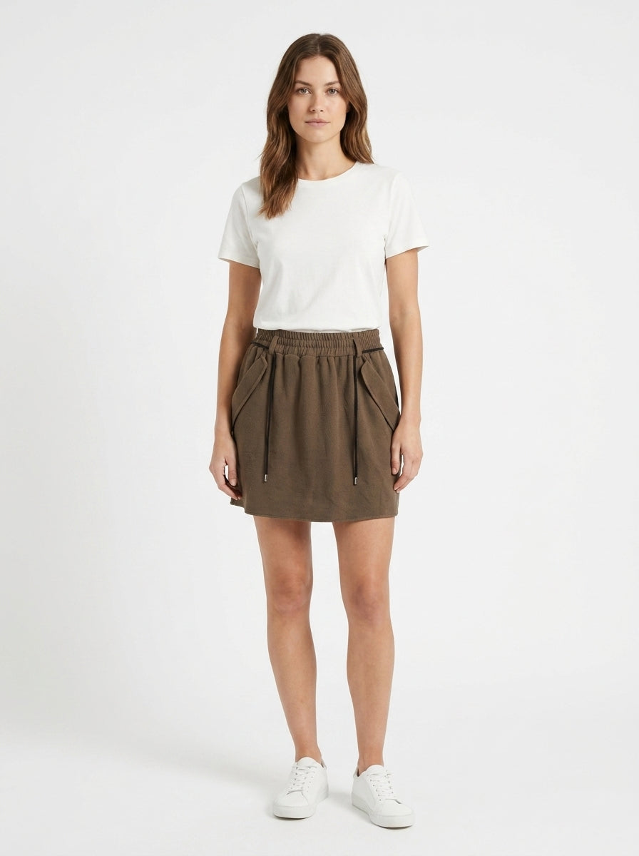 Jupe IKKS kaki Taille 36 Seconde main CoClo femmes