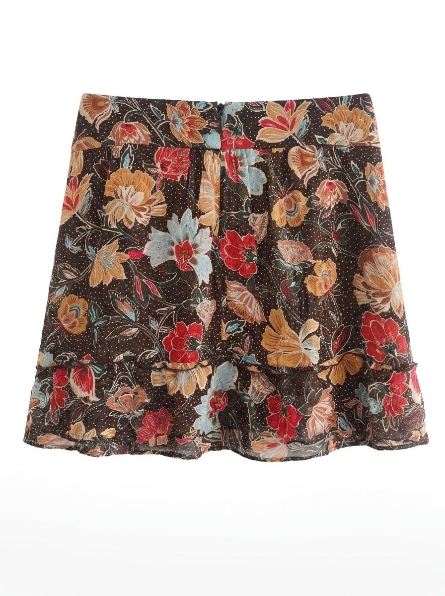 Jupe Sezane Taille 44 fleurs Seconde main CoClo femmes