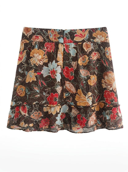 Jupe Sezane Taille 44 fleurs Seconde main CoClo femmes