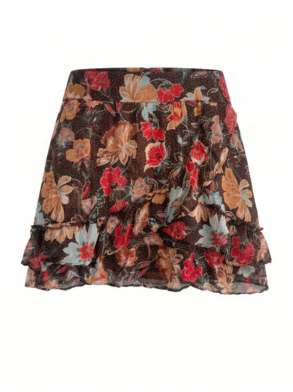 Jupe Sezane Taille 44 fleurs Seconde main CoClo femmes
