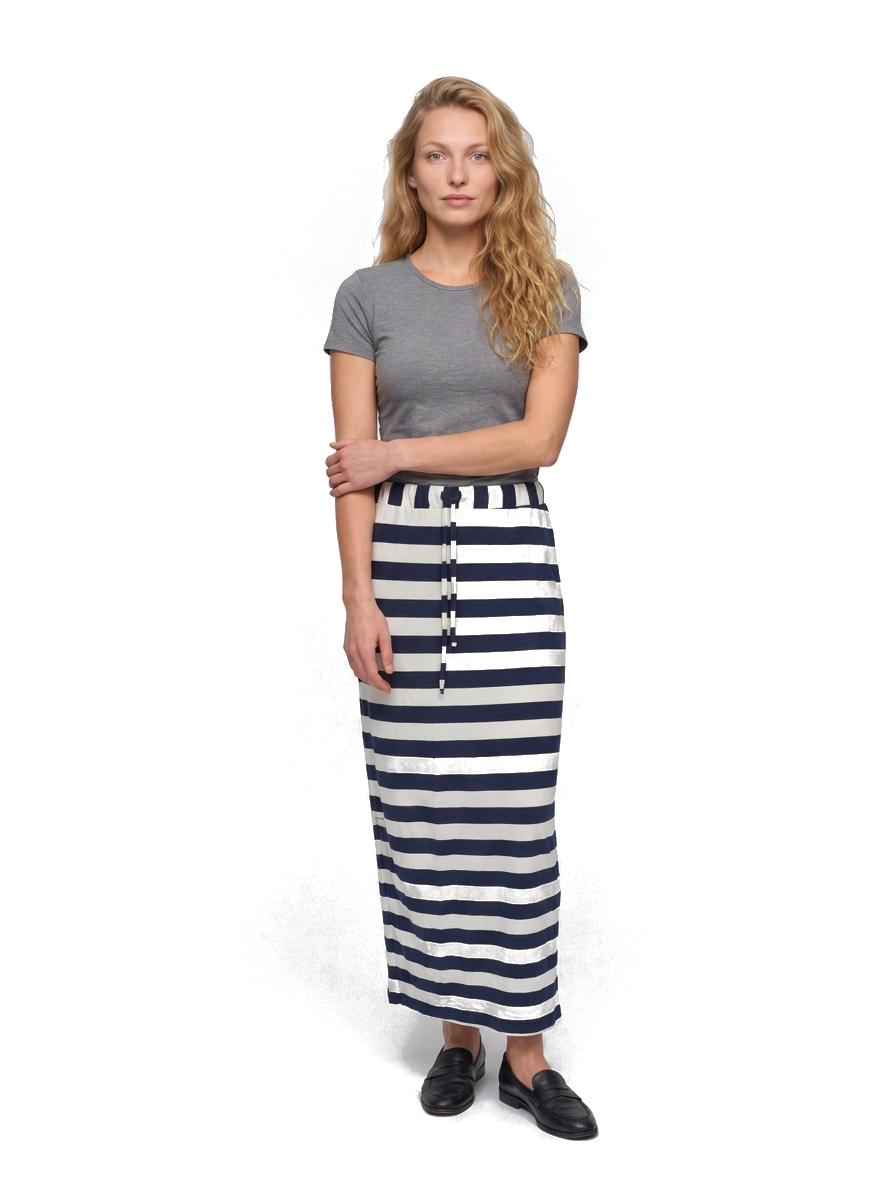 Jupe blanc et bleu taille 36 Seconde main Donna Dura CoClo Femmes